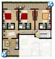 Grundriss Appartement Aineck